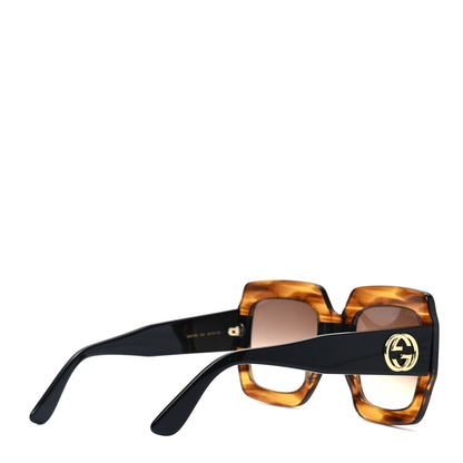 Gucci Square Frame GG0178S Sunglasses Havana 3 of 7