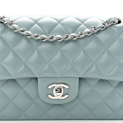 Chanel Caviar Quilted Small Double Flap Blue 8 of 10