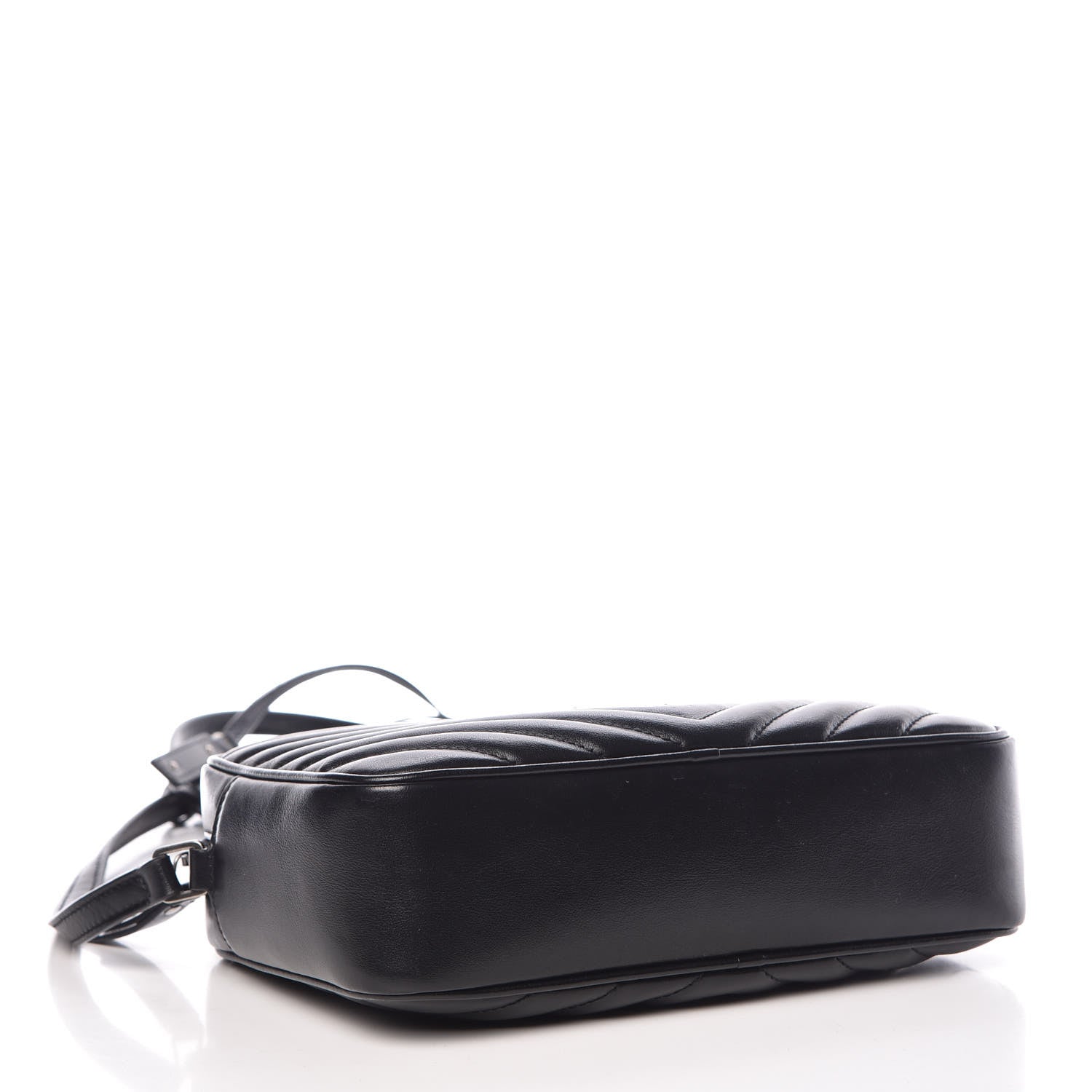Saint Laurent Calfskin Matelasse Monogram Lou Camera Bag Black 4 of 9