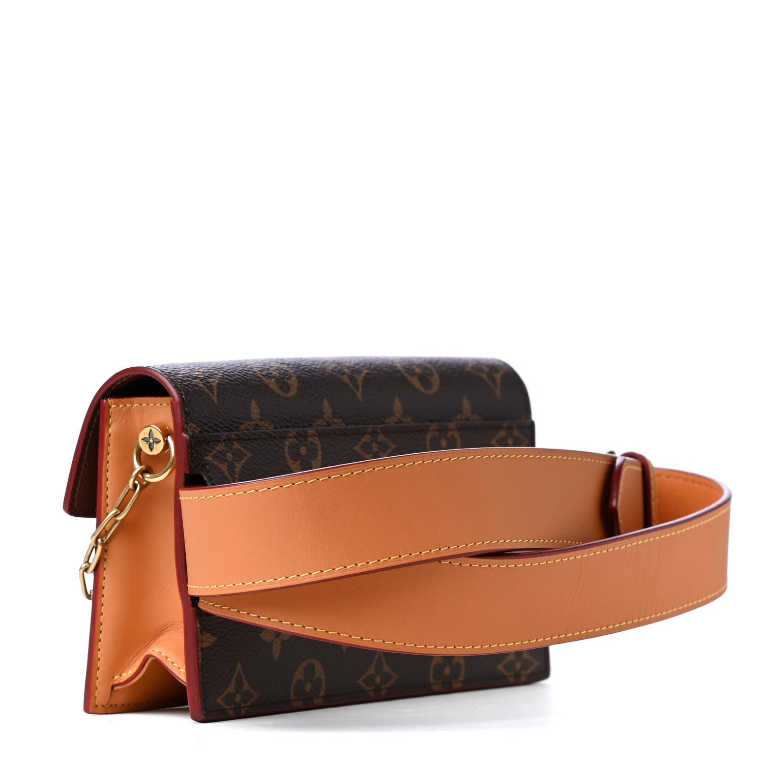 Louis Vuitton Monogram S Lock Belt Pouch MM 2 of 4