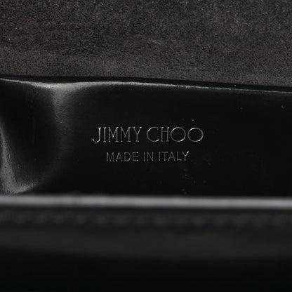 Jimmy Choo Patent Calfskin Madeline Chain Shoulder Bag Black 6 of 10