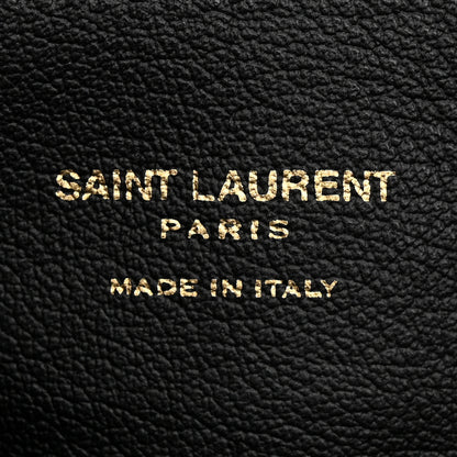 Saint Laurent Calfskin Large Shopping Tote Black 6 of 12