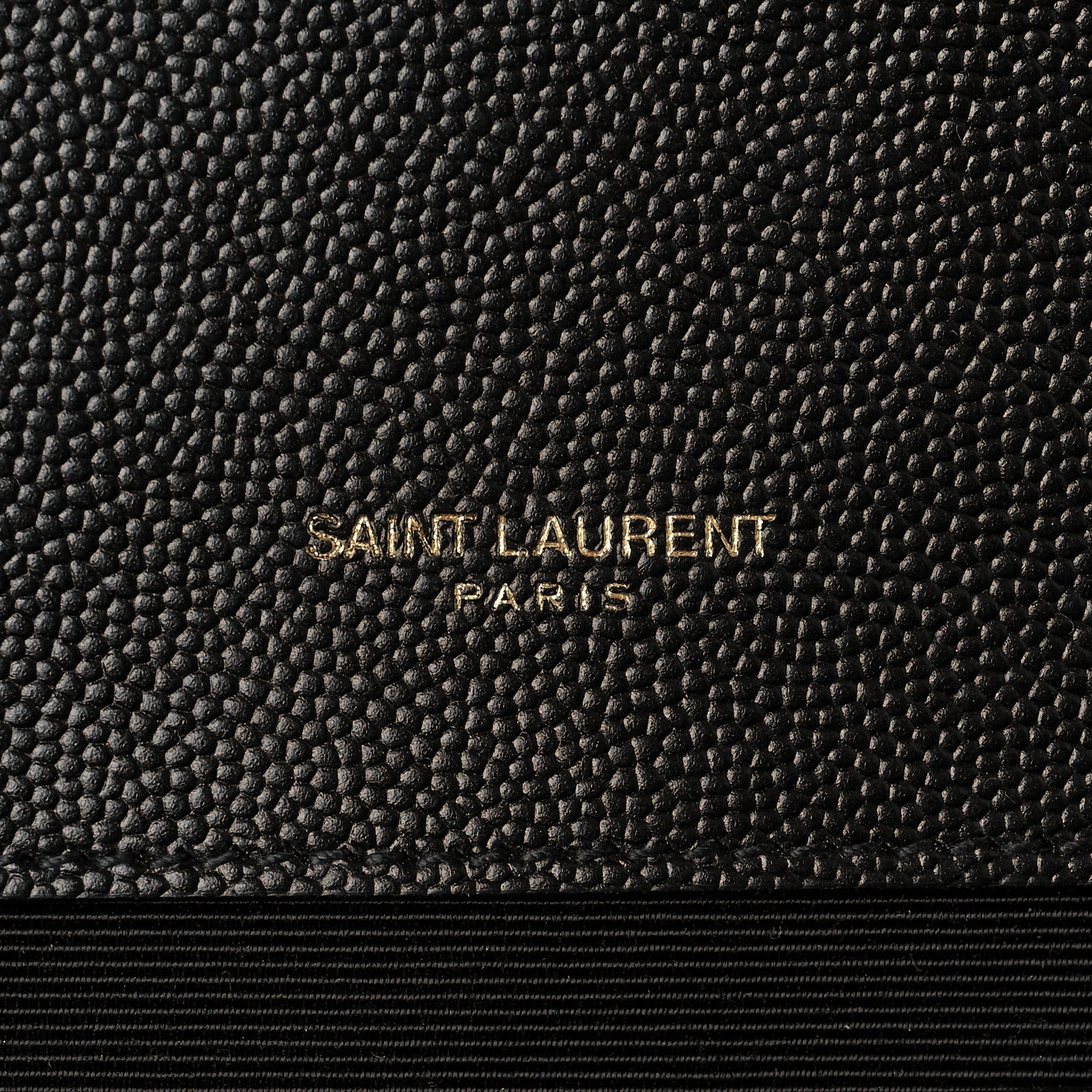Saint Laurent Grain De Poudre Textured Mixed Matelasse Triquilt Medium Monogram Satchel Black 6 of 11
