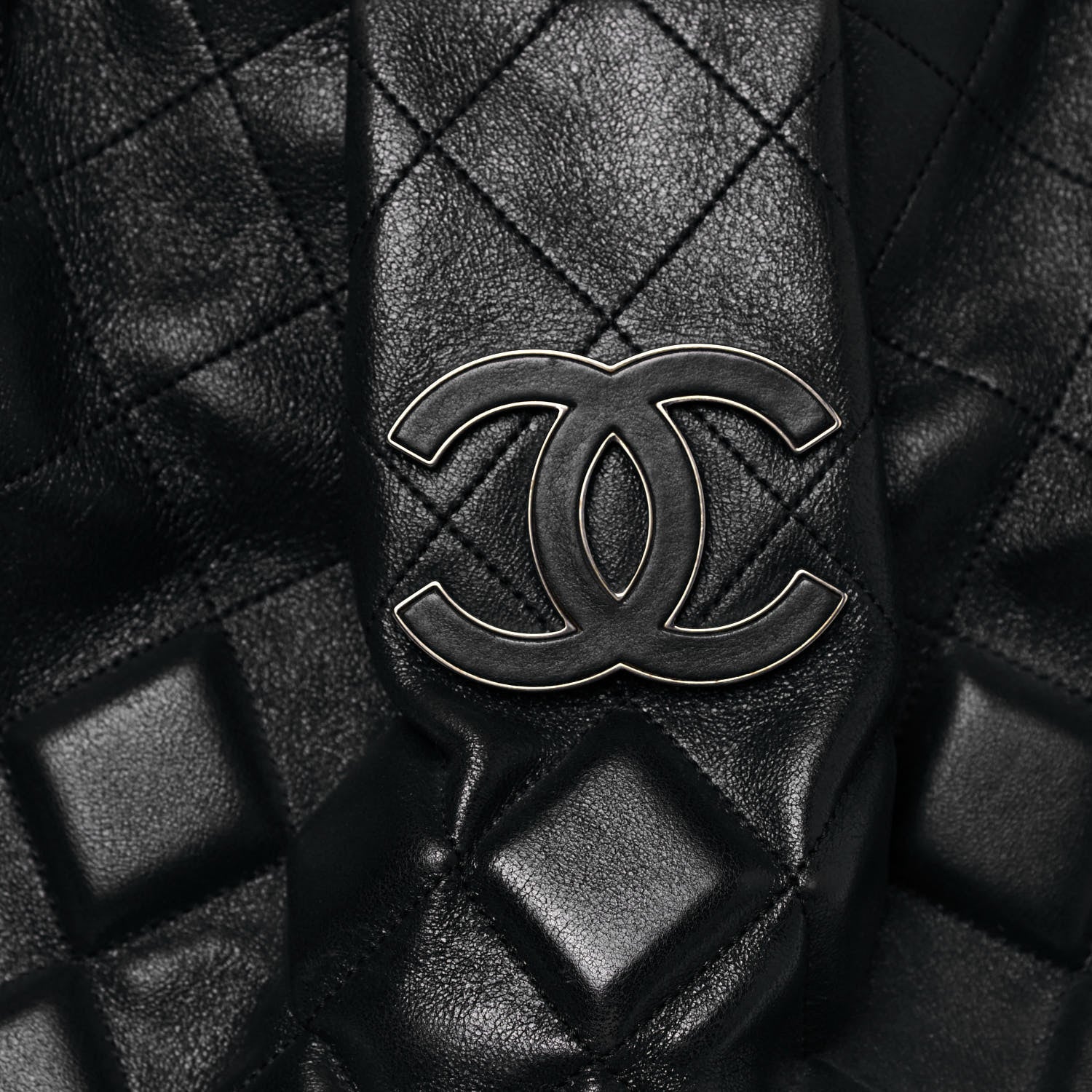 Chanel Calfskin Sloane Square Tote Black 7 of 12