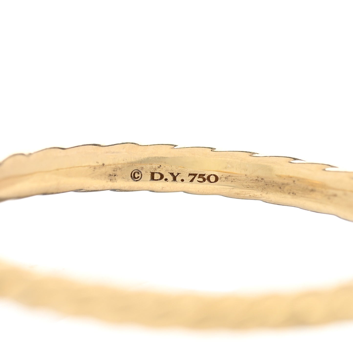 18K Yellow Gold Diamond Blue Topaz 7mm Chatelaine Ring 47 4