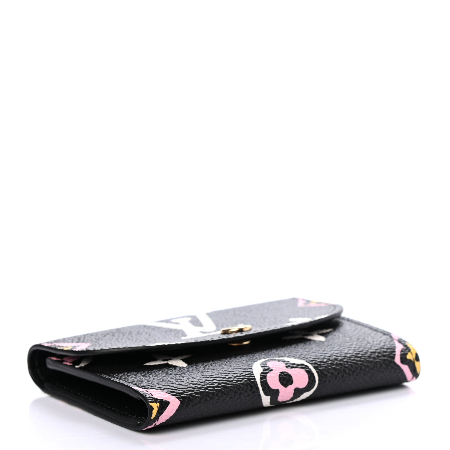 Louis Vuitton Monogram Giant Wild At Heart Rosalie Coin Purse Black 4 of 6
