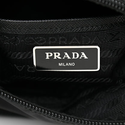 Prada Nylon New Vela Studded Messenger Bag Black 5 of 8