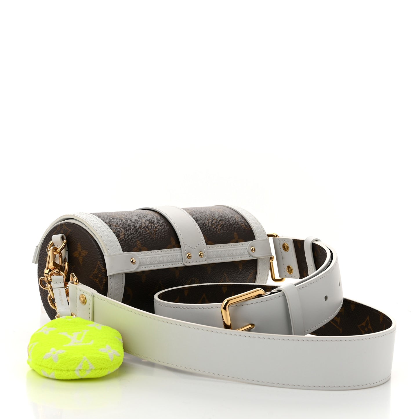 Monogram LV Match Papillon Trunk White