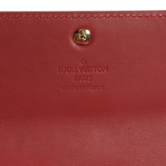 Louis Vuitton Vernis Sarah Wallet Pomme D'Amour 7 of 8
