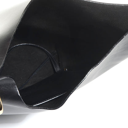 Gucci Leather Bamboo Bag Black 6 of 8