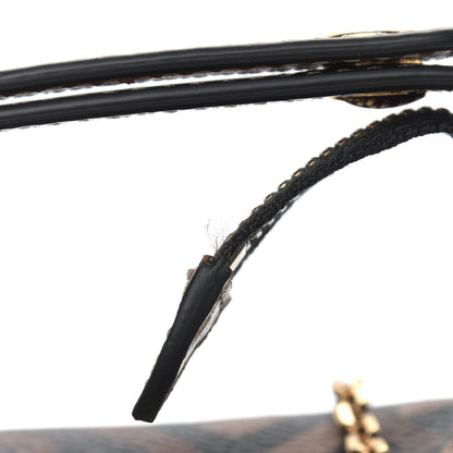 Versace Coated Canvas La Greca Signature Mini Bag Black Carmel 7 of 9