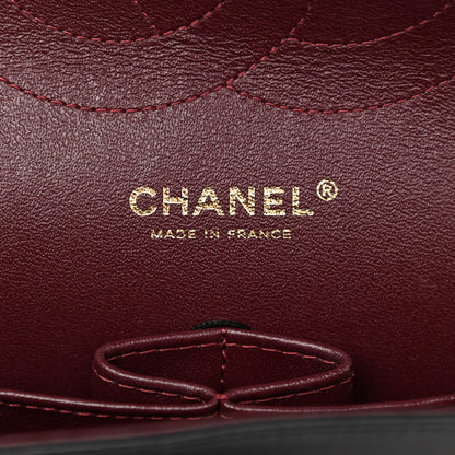 Chanel Lambskin Quilted Jumbo Double Flap Black 8 of 14