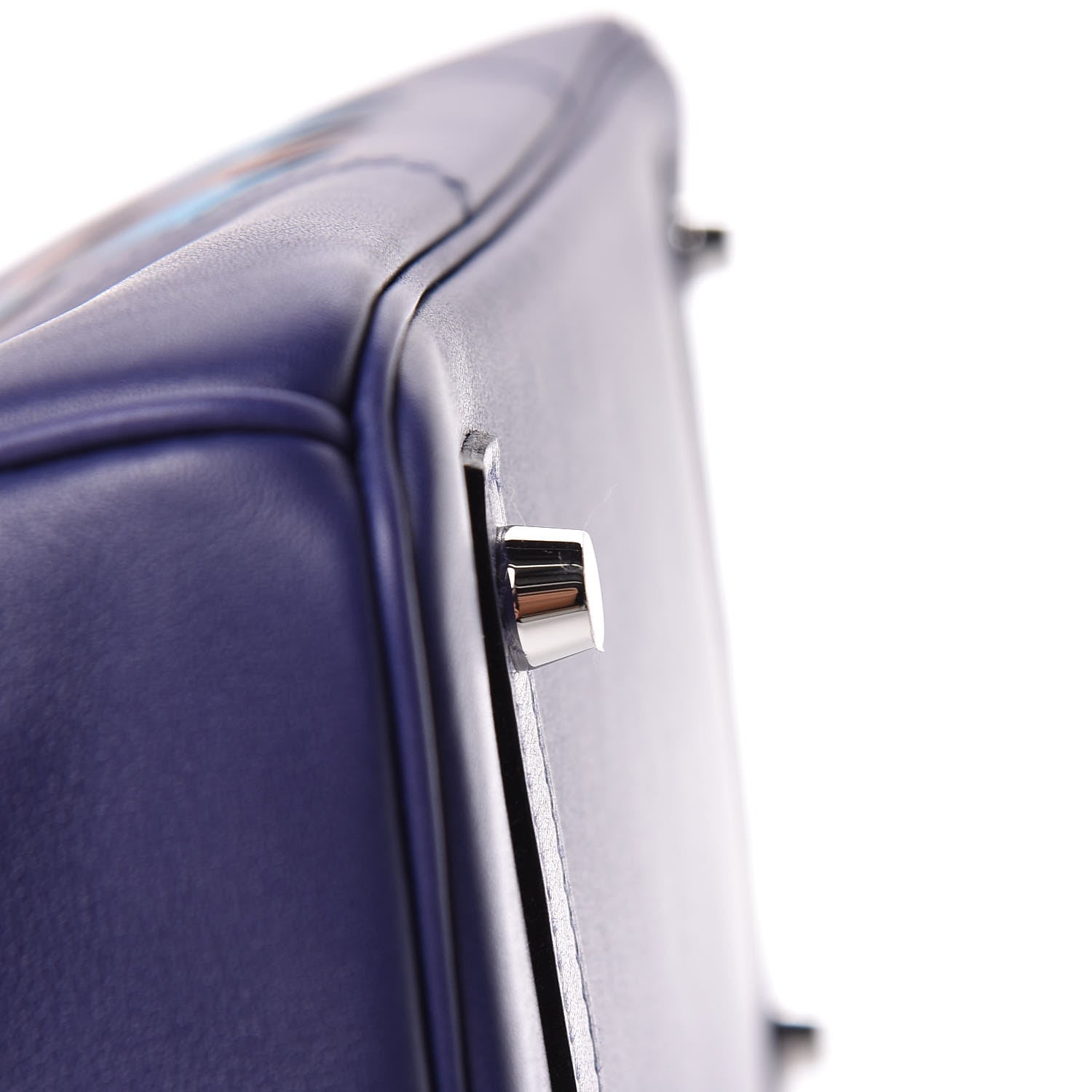 Hermes Swift Epsom Tressage Birkin 30 Bleu Encre Bleu Du Nord Gold 7 of 34