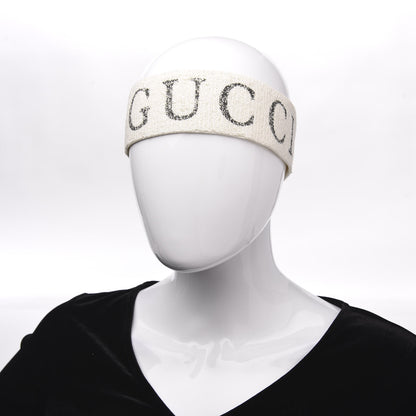 Gucci Cotton Elastic Logo Headband White 2 of 5