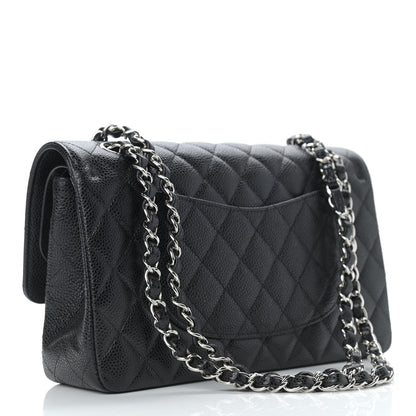 Chanel Caviar Quilted Medium Double Flap Black 2 of 8