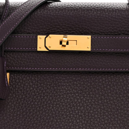 Hermes Togo Kelly Retourne 28 Raisin 8 of 12