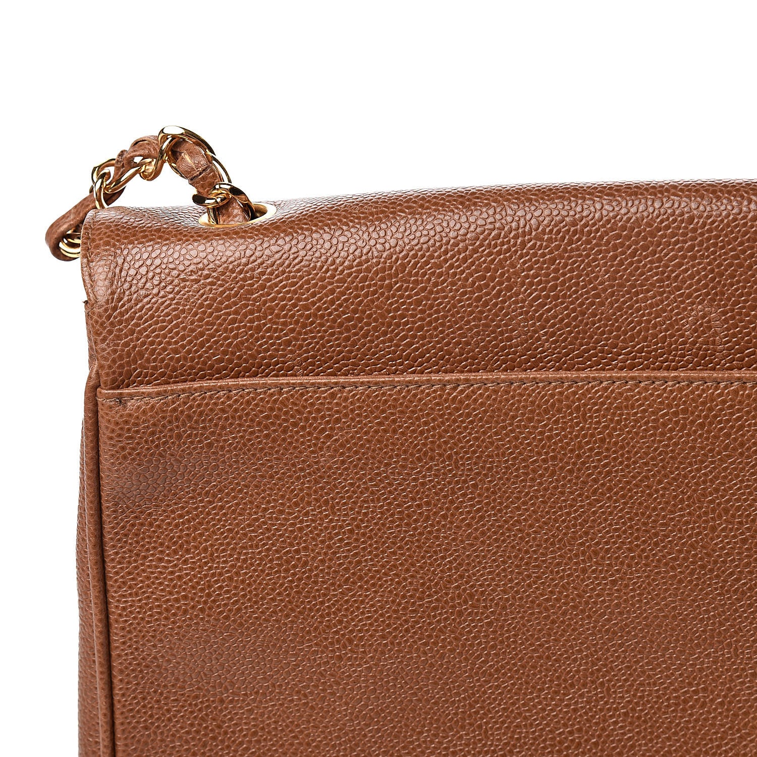 Chanel Caviar CC Shoulder Bag Brown 14 of 20