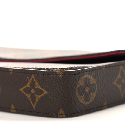 Louis Vuitton Monogram Pochette Felicie Chain Wallet Fuchsia 10 of 11