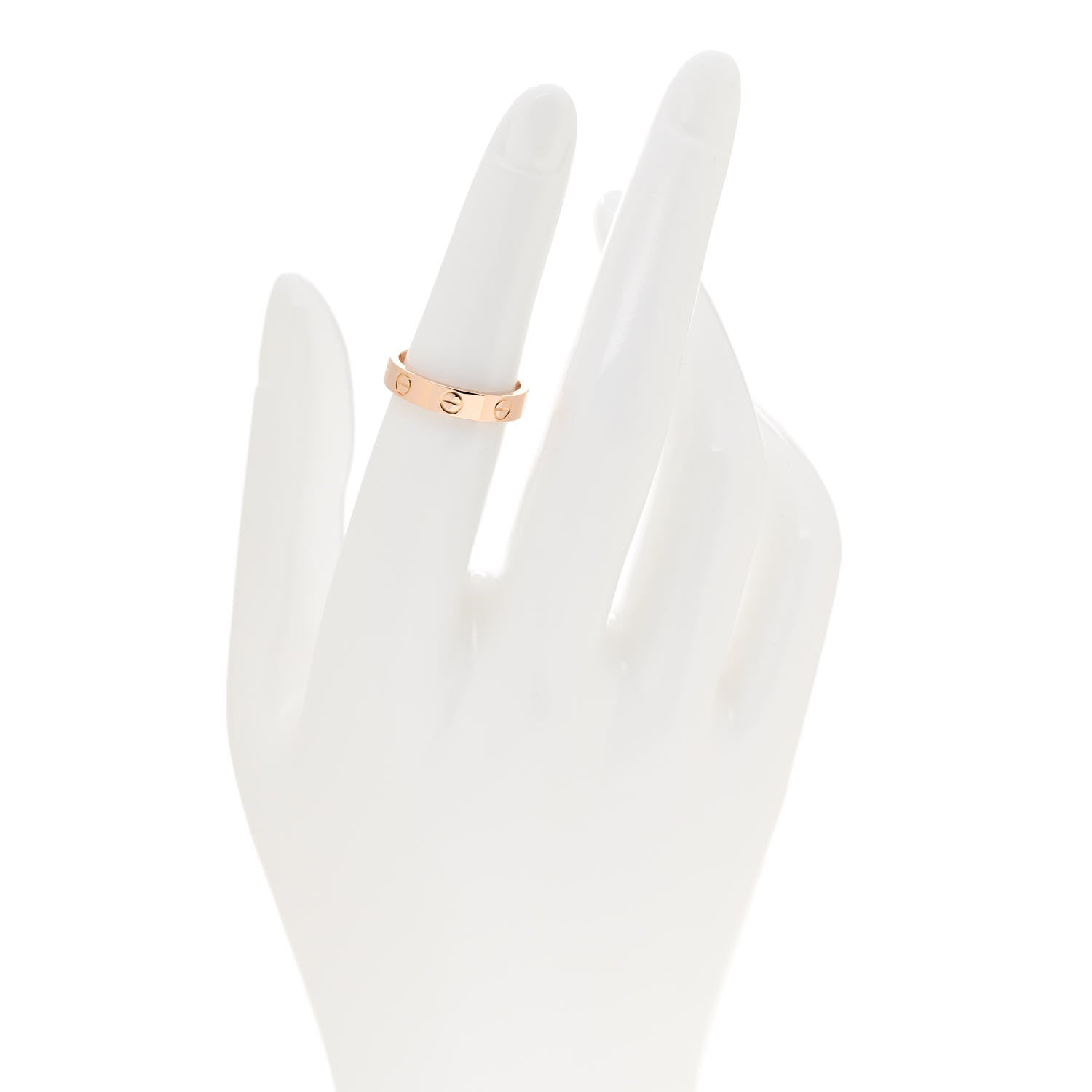 Cartier 18K Pink Gold 3.5mm LOVE Wedding Band Ring 50 5.25 2 of 4