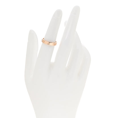 Cartier 18K Pink Gold 3.5mm LOVE Wedding Band Ring 50 5.25 2 of 4