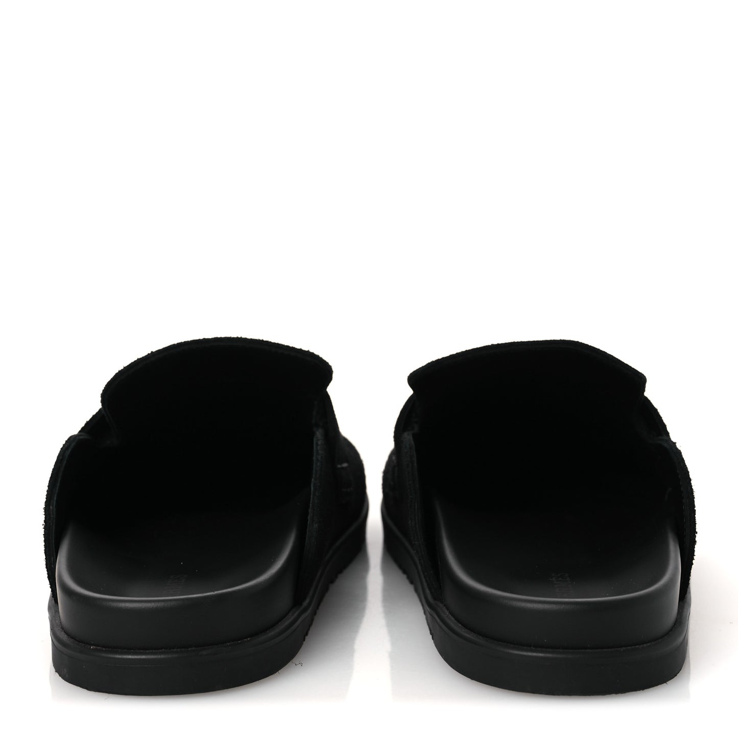 Suede Calfskin Go Mules 39 Black