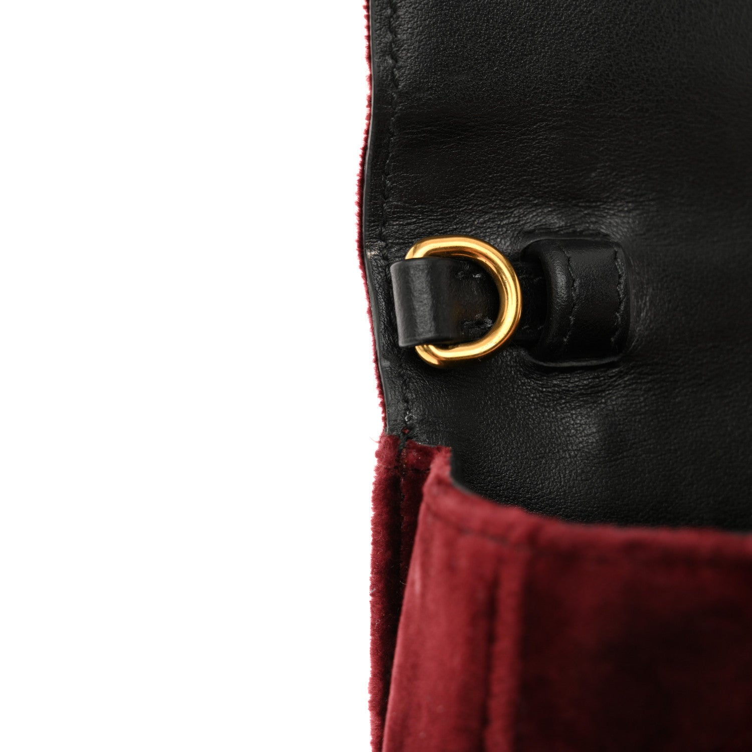 Prada Velvet City Calfskin Cahier Belt Bag Ribes Black 12 of 12
