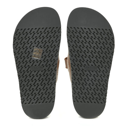 Hermes Calfskin Womens Chypre Sandals 37 Naturel 5 of 9