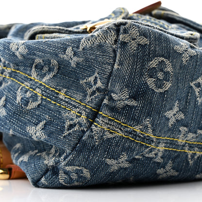 Louis Vuitton Denim Sac a Dos Backpack PM Blue 8 of 10