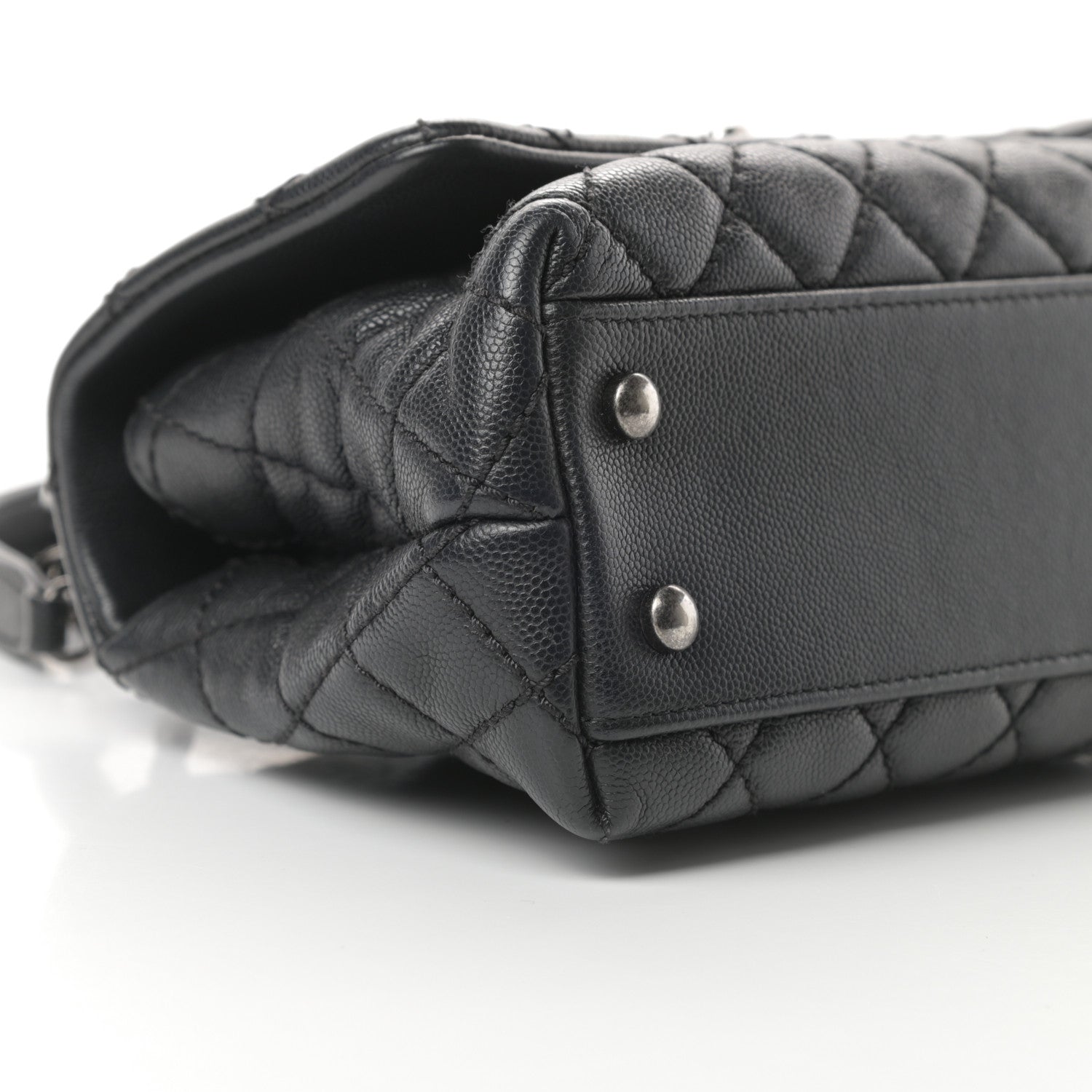 Chanel Caviar Quilted Mini Coco Handle Flap Black 9 of 13