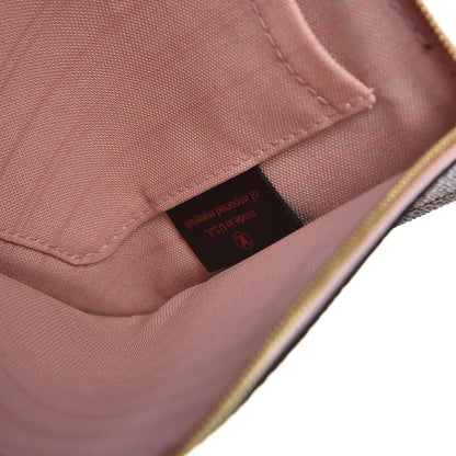 Louis Vuitton Damier Ebene Neverfull MM GM Pochette Rose Ballerine 7 of 8