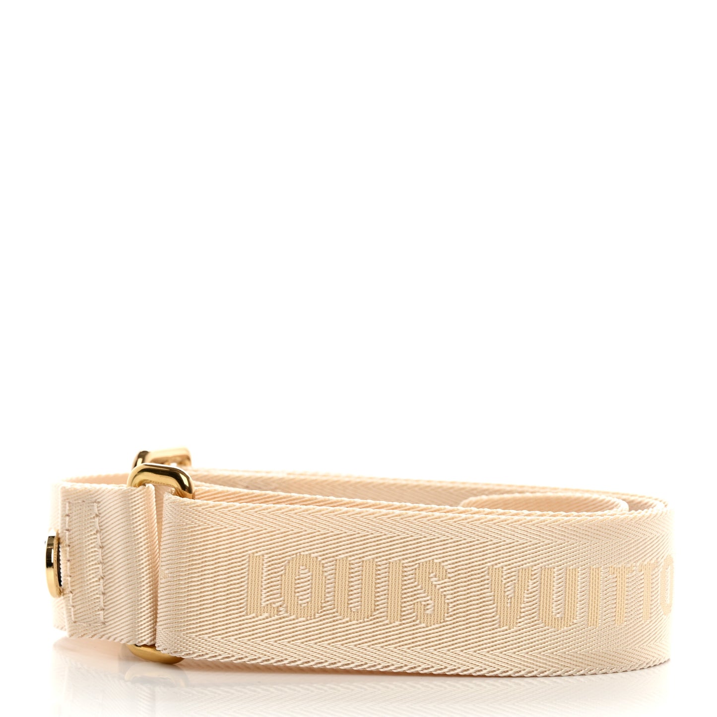 Jacquard Monogram Adjustable Shoulder Strap New Creme
