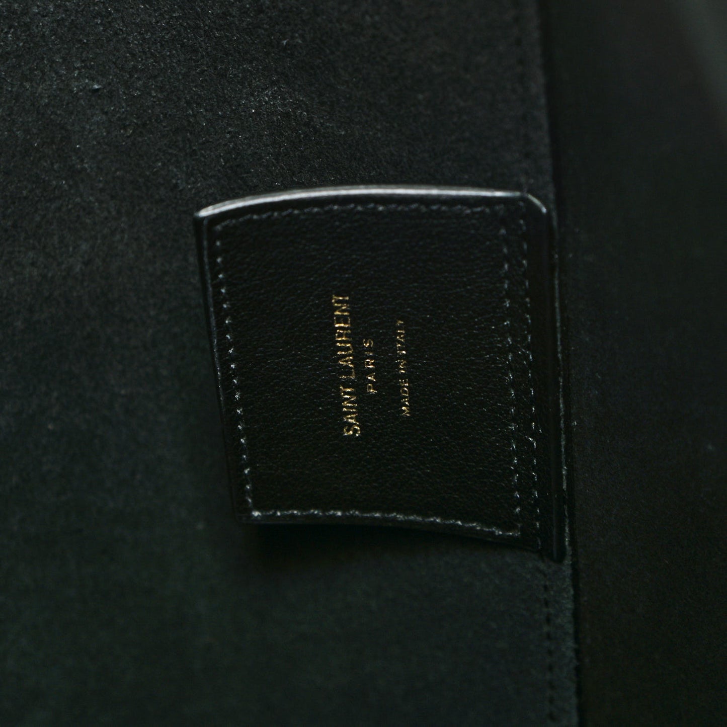 Calfskin Large Shopping Tote Black