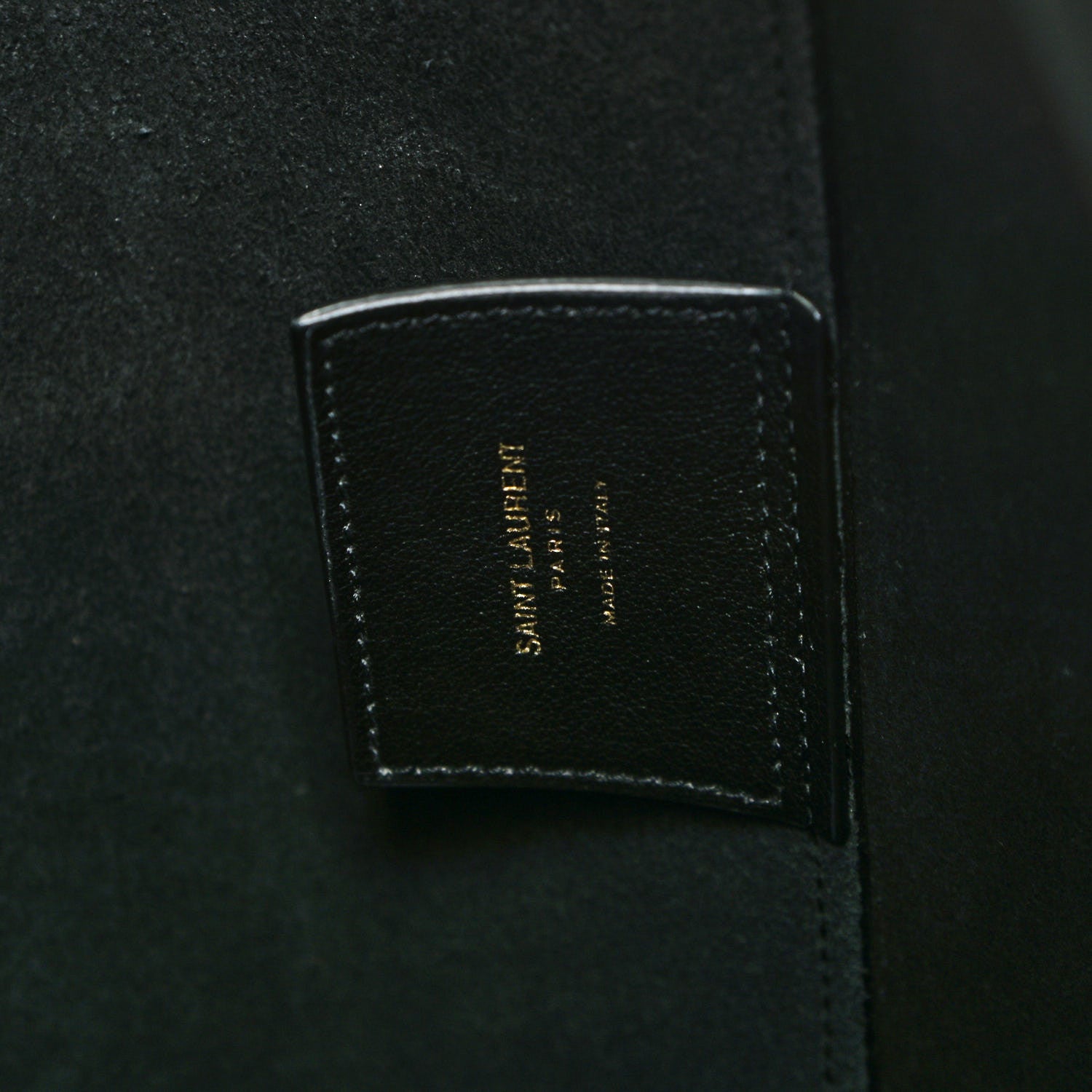 Saint Laurent Calfskin Large Shopping Tote Black 7 of 12
