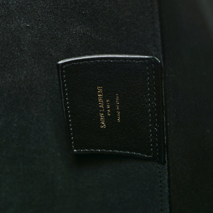 Saint Laurent Calfskin Large Shopping Tote Black 7 of 12