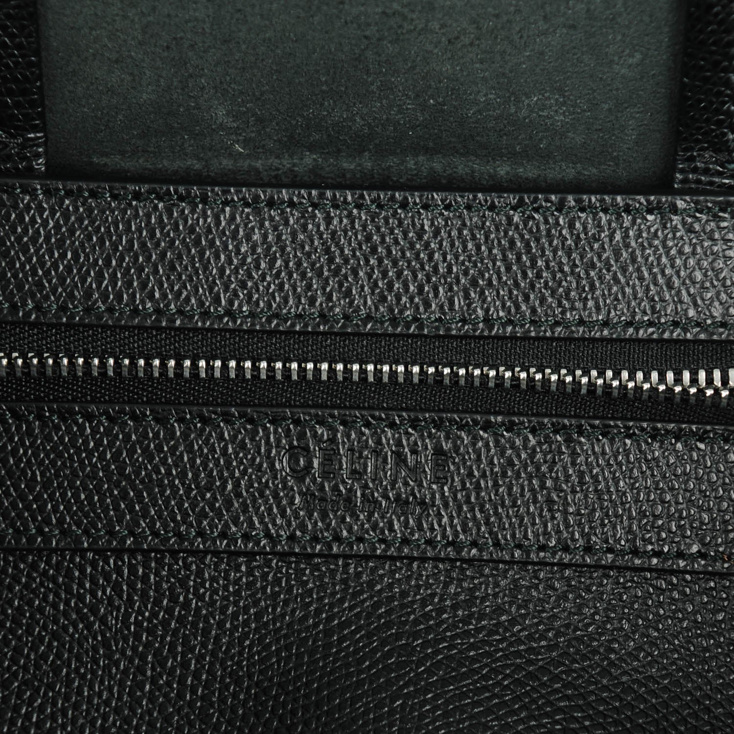 Celine Grained Calfskin Small Vertical Cabas Black 8 of 8