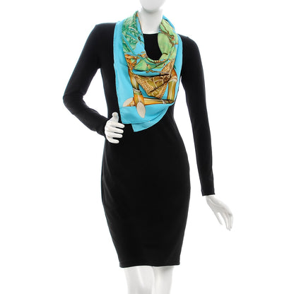 Hermes Silk Jardin Creole Scarf 90 2 of 7