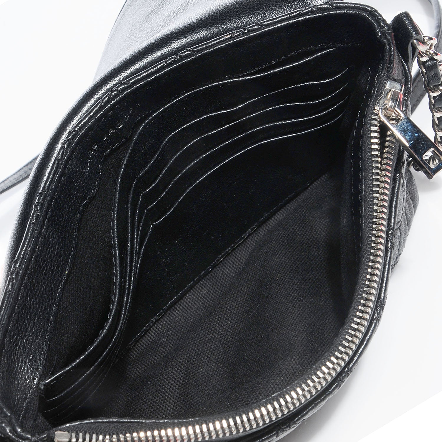 Marc Jacobs Quilted Lambskin Skinny Single Flap Black 9 of 9