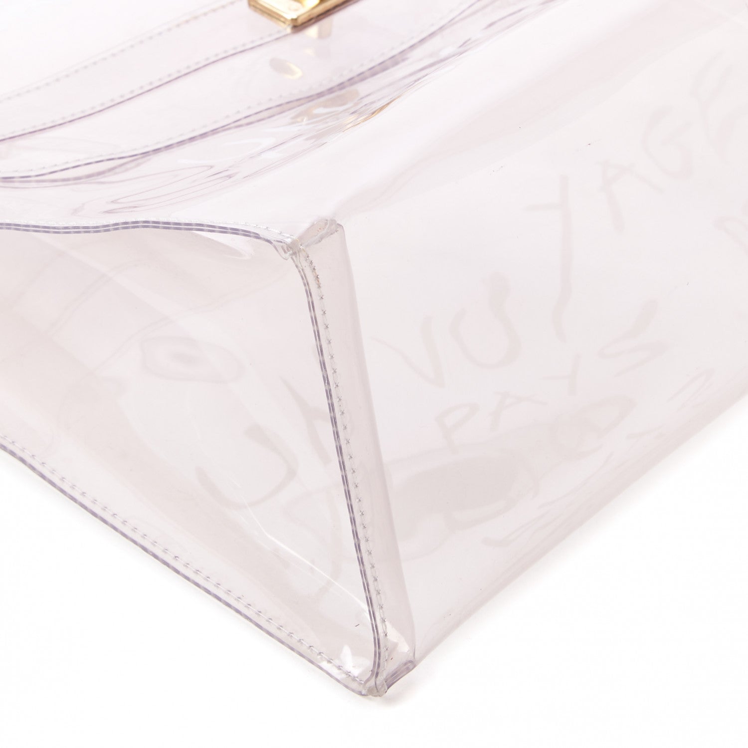 Hermes Vinyl Souvenir De L'Exposition Kelly Transparent 6 of 9