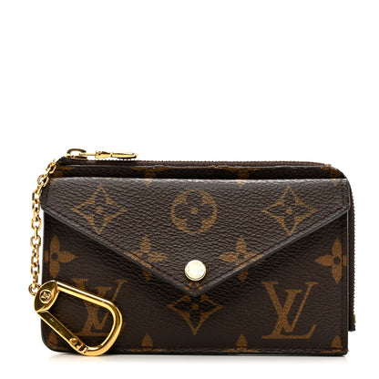 Louis Vuitton Monogram Recto Verso Card Holder Black 1 of 9