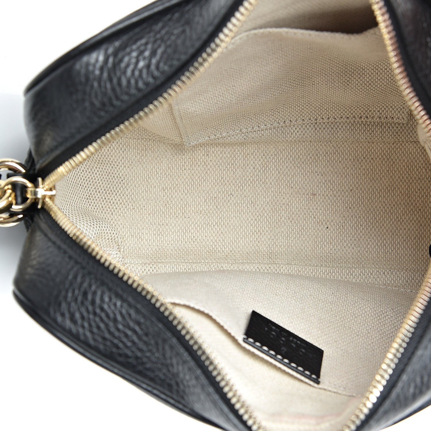 Gucci Pebbled Calfskin Small Soho Disco Bag Black 4 of 10