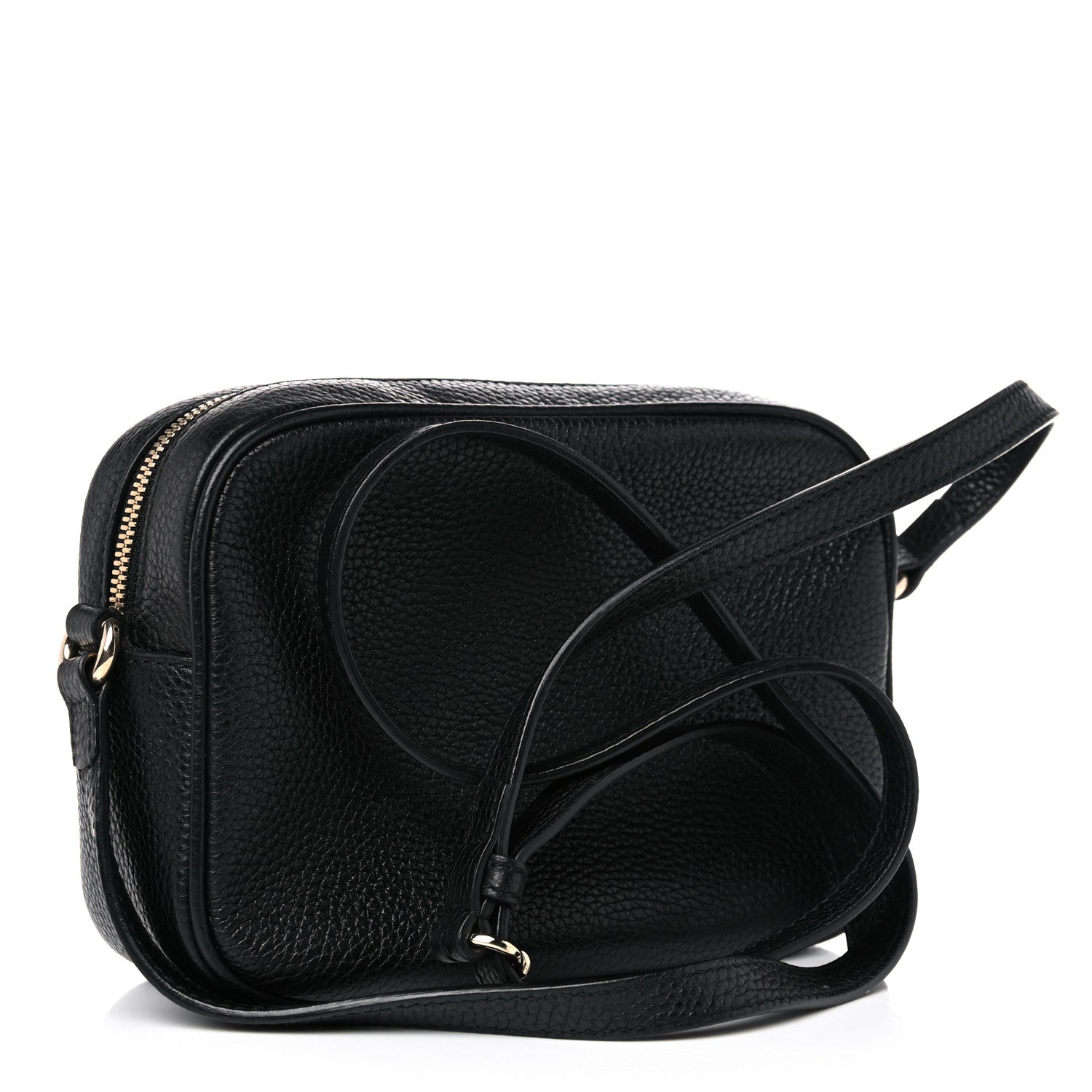 Gucci Pebbled Calfskin Small Soho Disco Bag Black 3 of 11