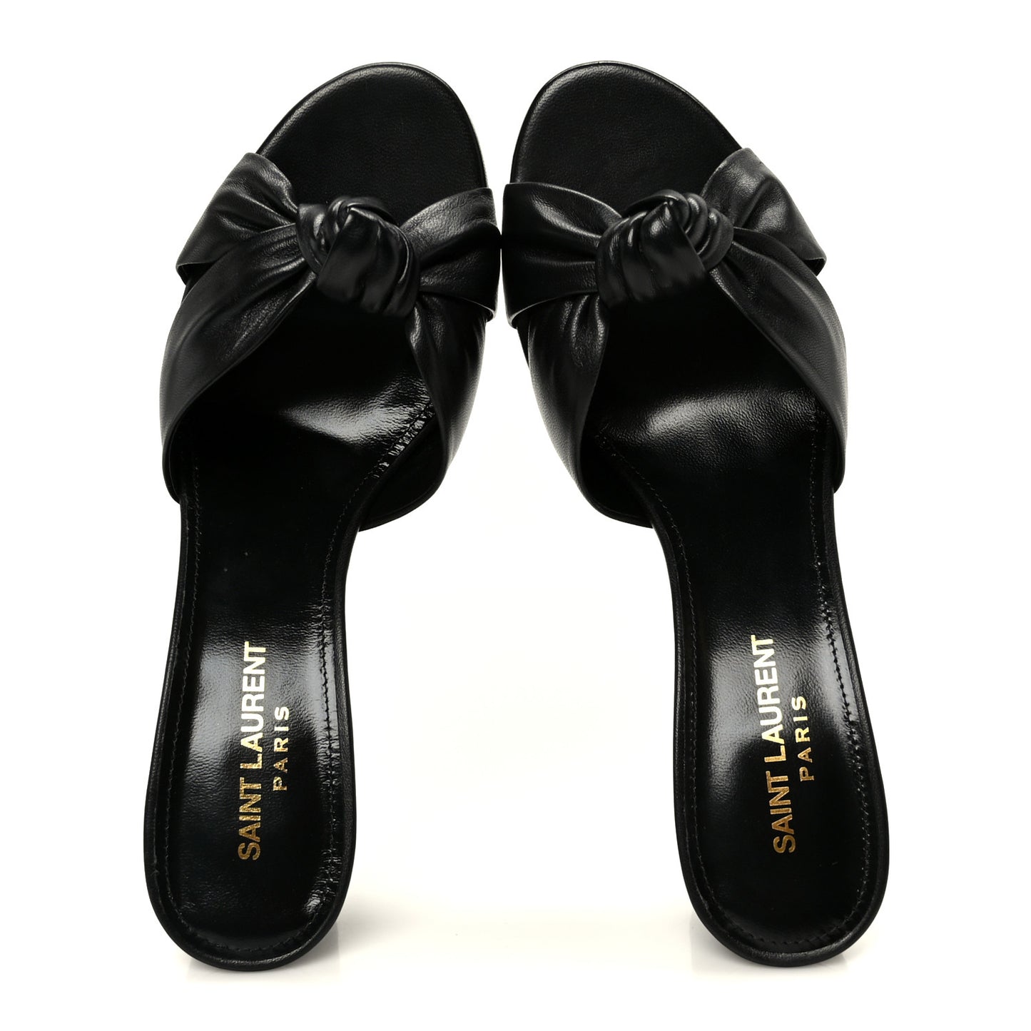 Lambskin Bianca Mules 37.5 Black