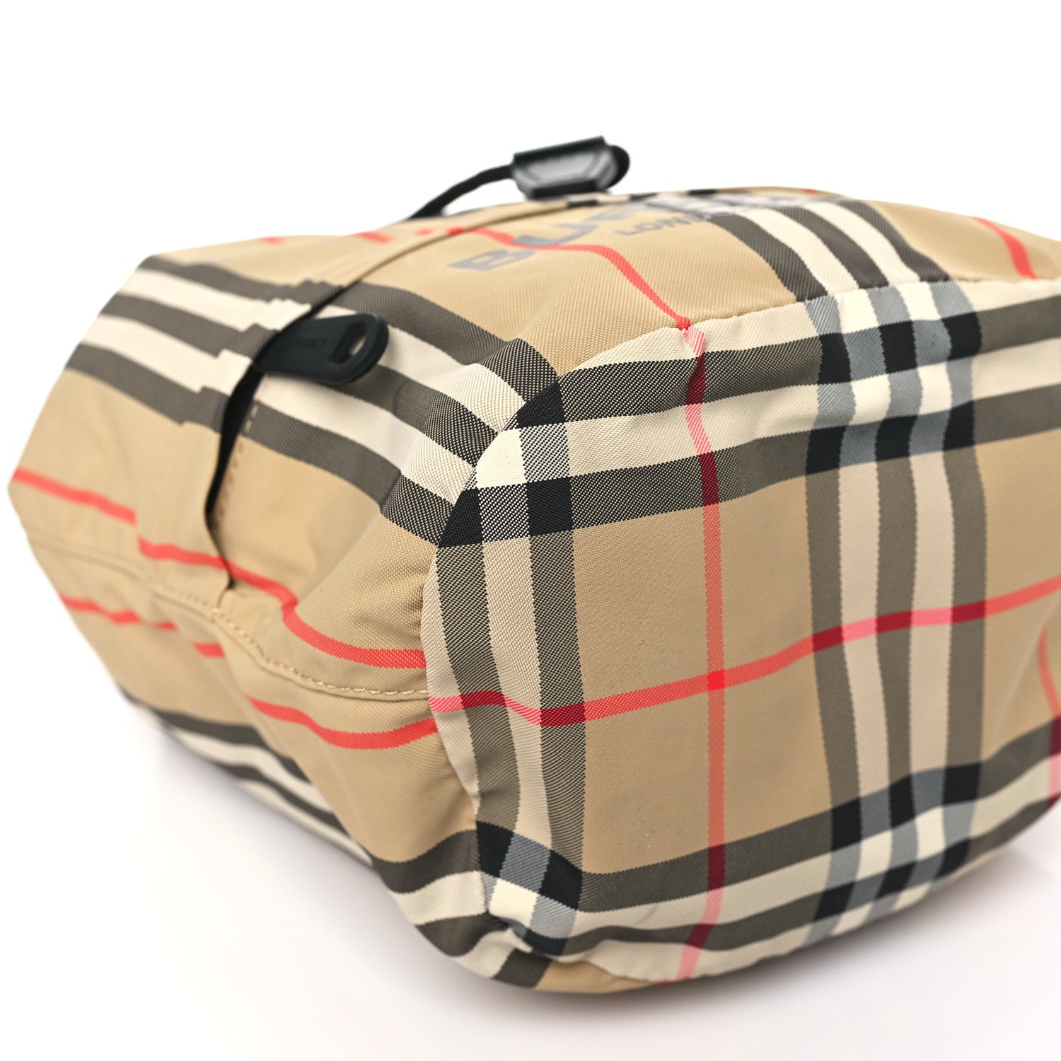 Burberry Econyl Icon Stripe Phoebe Drawcord Pouch Archive Beige 7 of 8