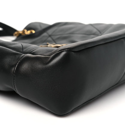Saint Laurent Lambskin Small Jamie Shopping Tote Black 10 of 11