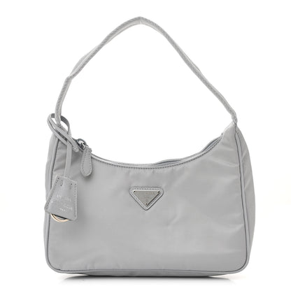 Prada Tessuto Nylon Mini Re-Edition 2000 Bag Fiordaliso 1 of 9