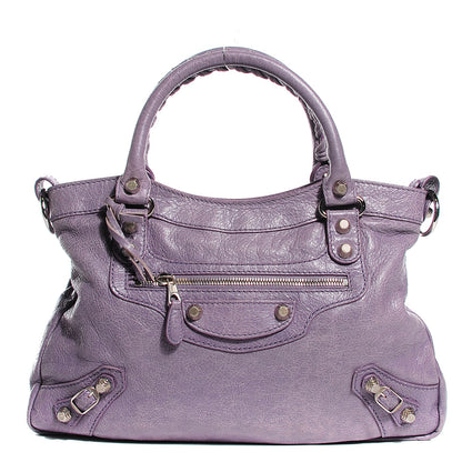 Balenciaga Agneau Giant 12 Silver Hardware Town Glycine 1 of 11