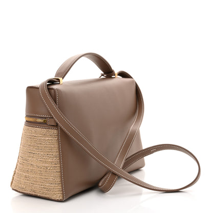 Loro Piana Calfskin Cotton Linen L27 Extra Pocket Bag Natural Light Beige 3 of 10