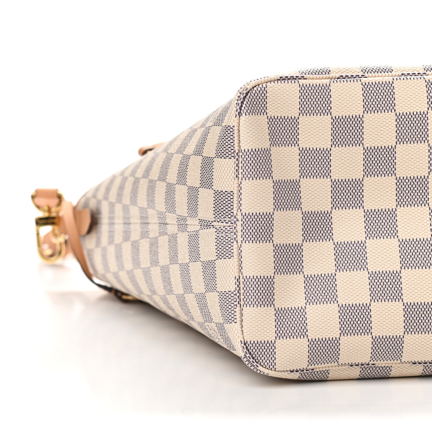 Damier Azur Braided Neverfull MM Orange