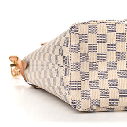 Louis Vuitton Damier Azur Braided Neverfull MM Orange 7 of 8