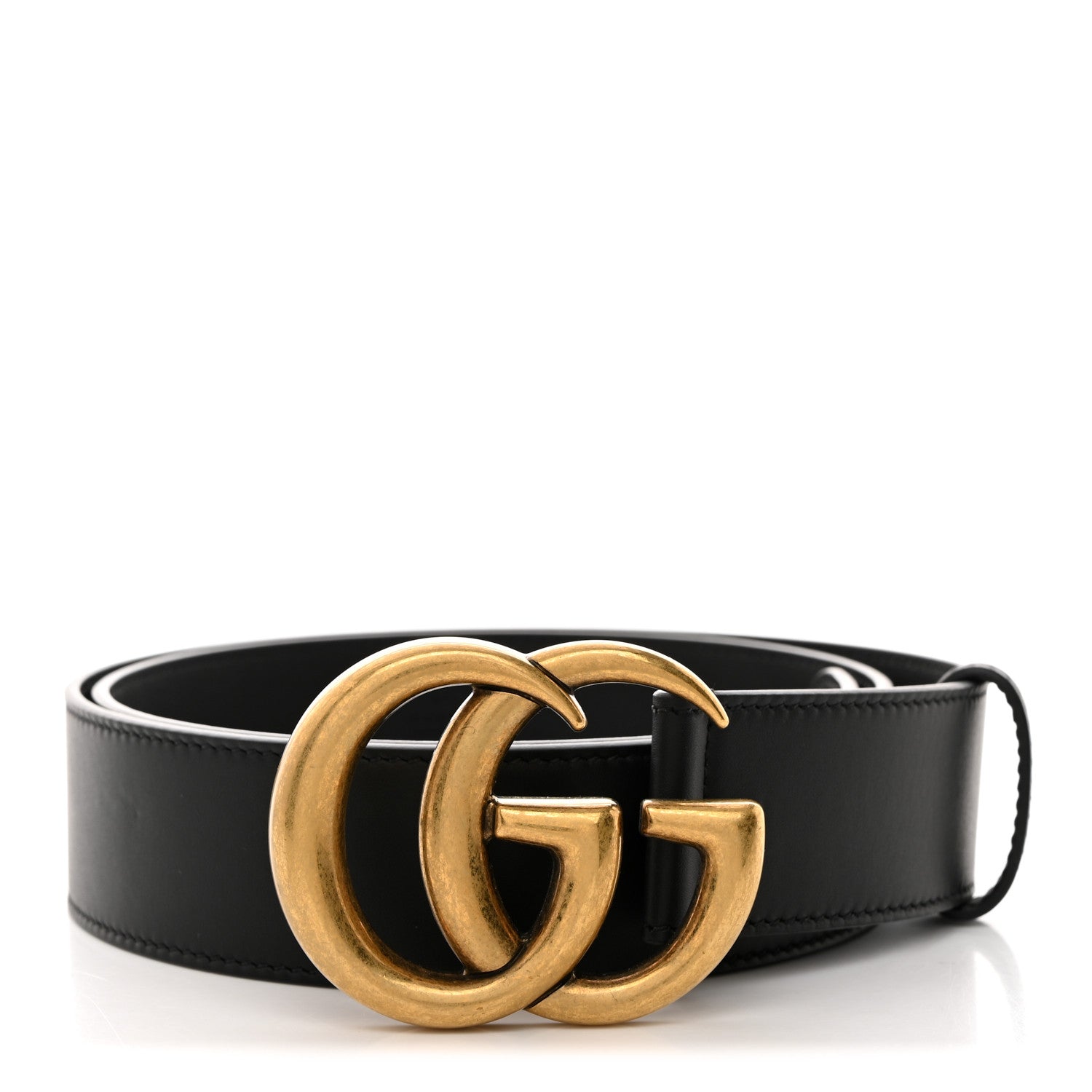 Gucci Calfskin Double G 40mm Belt 95 38 Black 1 of 6